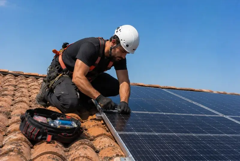 Maintenance et monitoring de panneaux solaires à la Roche-sur-le-Buis