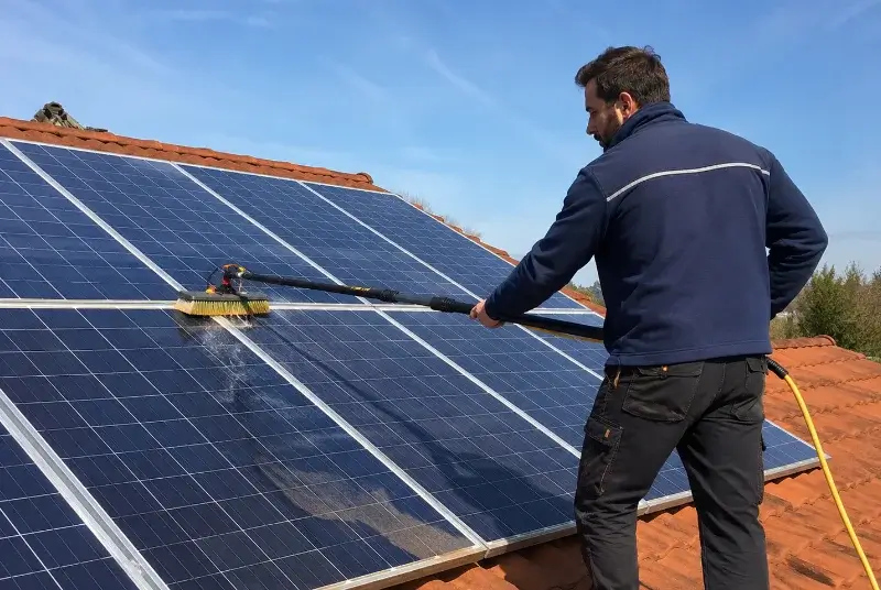 Nettoyage et entretien de panneaux solaires à la Roche-sur-le-Buis